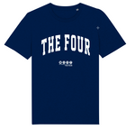 Lade das Bild in den Galerie-Viewer, THE FOUR x J4TN6 Shirt - &quot;College&quot; (navy &amp; schwarz)
