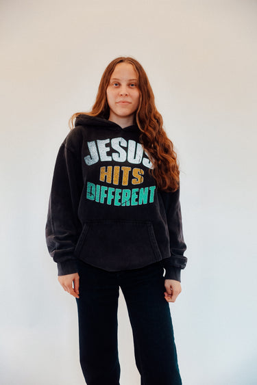 JESUS HITS DIFFERENT HOODIE