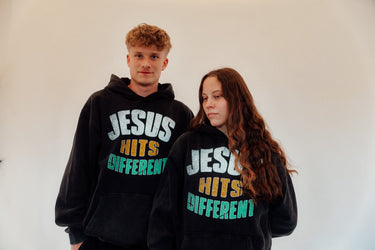 JESUS HITS DIFFERENT HOODIE