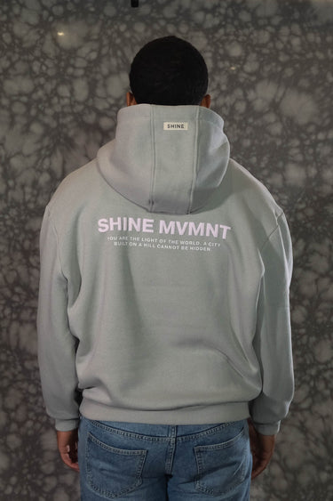 SHINE MVMNT - Hoodie - Ice Grey