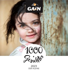 GAiN Postkartenkalender  2023 - "1000 Gesichter"