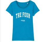 Lade das Bild in den Galerie-Viewer, THE FOUR x J4TN6 Shirt - &quot;College&quot; (pink &amp; blue)

