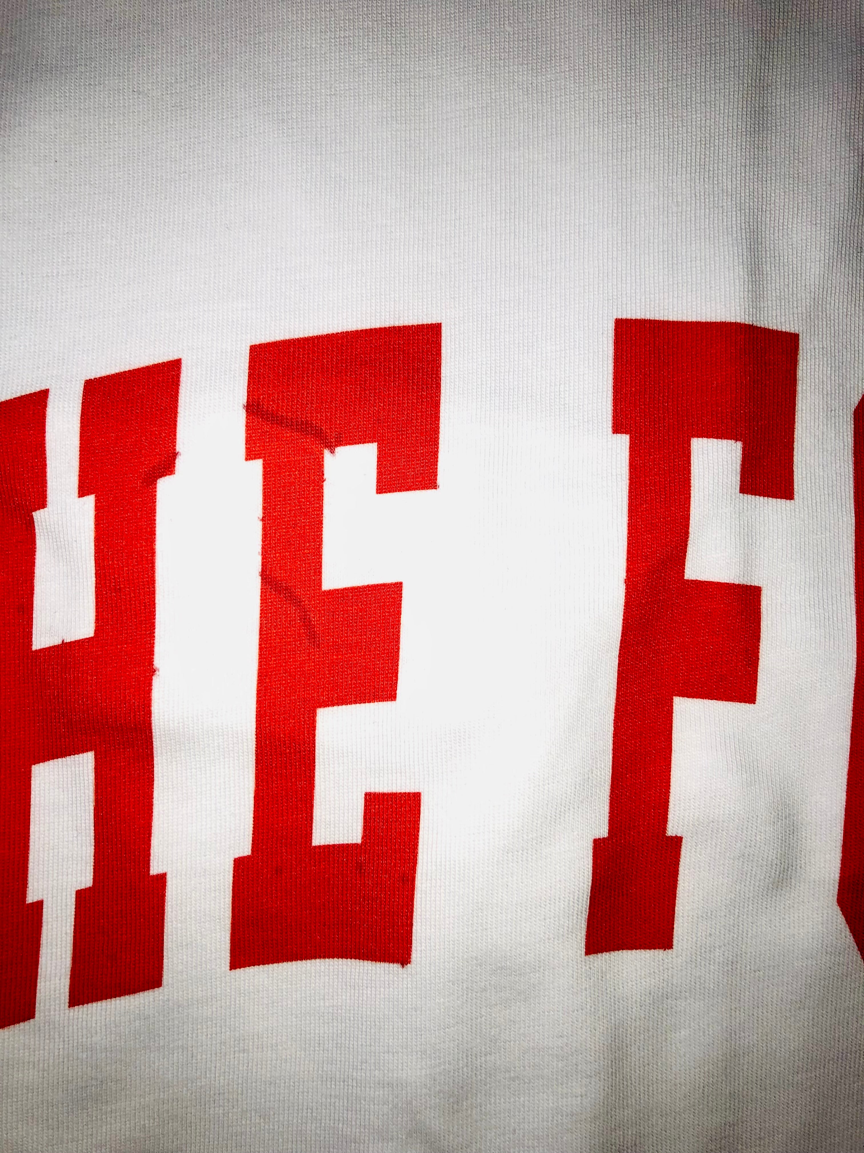 THE FOUR x J4TN6 Shirt - "College" (weiß) - B WARE