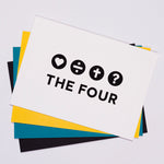 Lade das Bild in den Galerie-Viewer, THE FOUR Postkarten (4er Set)
