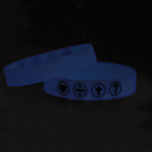 THE FOUR Armband (blau - fluoreszierend)